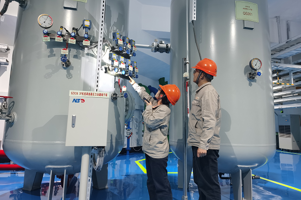 圖為大渡河猴子巖巡回檢查